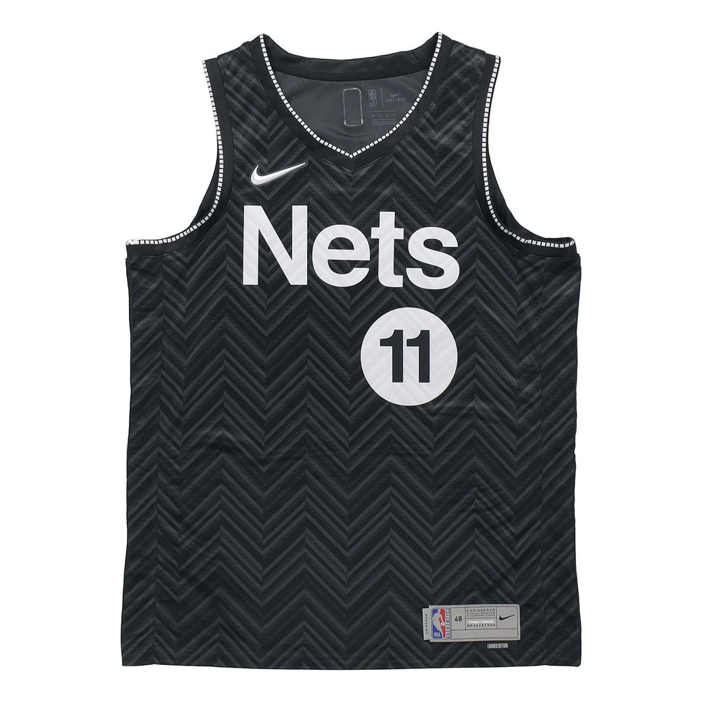 Men’s Nike NBA Retro Basketball Jersey/Vest SW Fan Edition Award Version Brooklyn Nets Kyrie Irving No. 11 Black CW6804-011