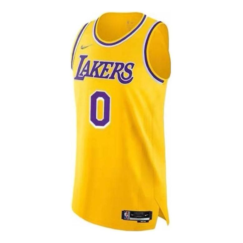 Nike x NBA LA LAKERS Russell Westbrook Jerseys ‘Yellow’ DB3365-728