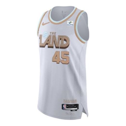 Nike x NBA Donovan Mitchell Cleveland Cavaliers Jerseys ‘White’ DQ0239-100