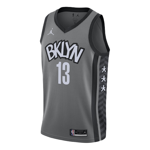 Nike NBA Brooklyn Kevin Durant 20 Basketball Jersey ‘Grey White’ CV9469-002