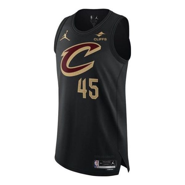 Nike x NBA Cleveland Cavaliers Donovan Mitchell Jerseys ‘Black’ DQ0165-010