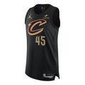 Nike x NBA Cleveland Cavaliers Donovan Mitchell Jerseys ‘Black’ DQ0165-010