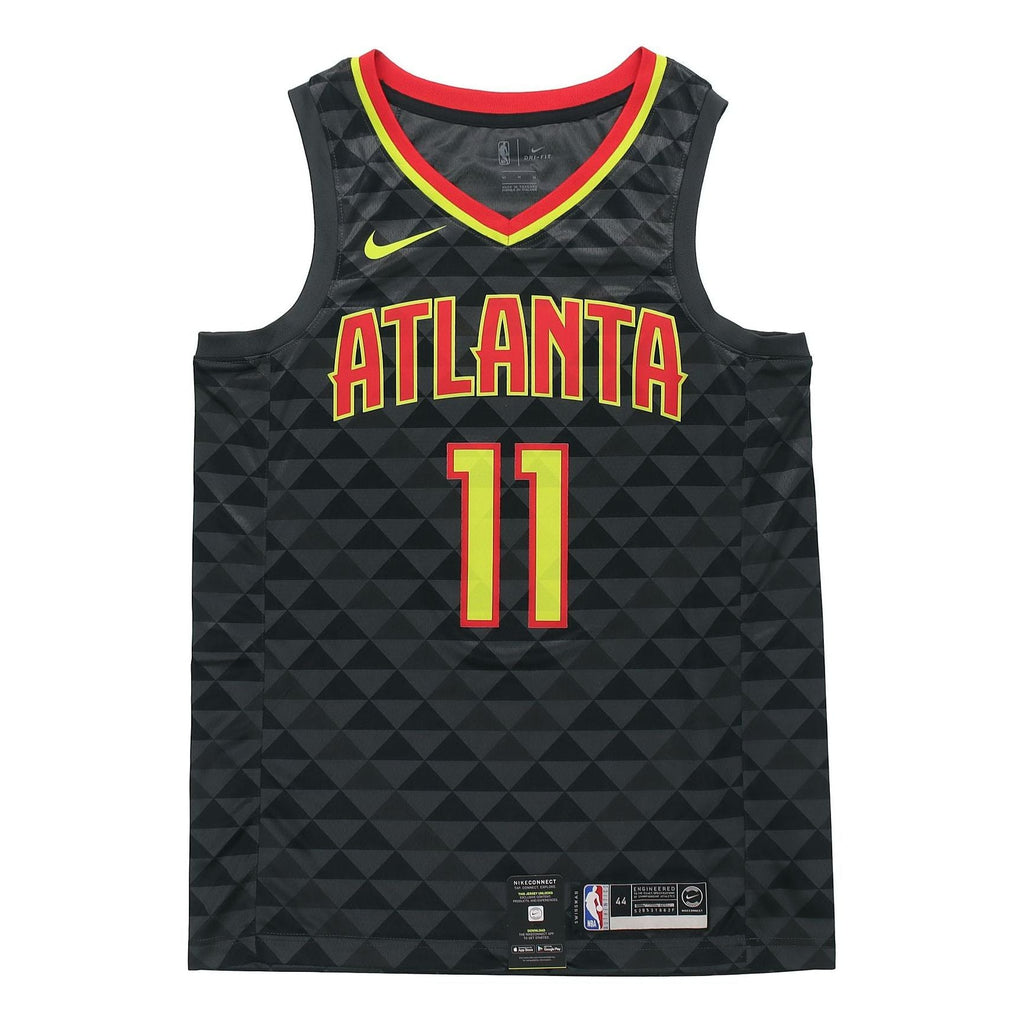Nike NBA Large Atlanta Hawks Basketball Jersey/Vest Black 864457-017