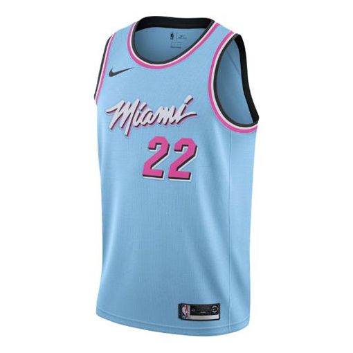Men’s Nike NBA City Limited Miami Heat 2 No. 2 Butler Basketball Jersey/Vest SW Fan Edition 19-20 Season Blue AV4650-434
