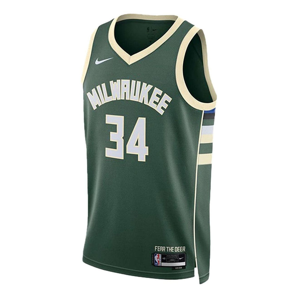 Nike Dri-FIT NBA Milwaukee Bucks Icon Edition 22/23 Swingman Basketball Jersey ‘Giannis Antetokounmpo’ DN2012-323