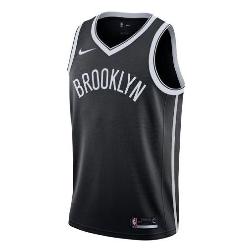 Nike NBA Jersey Brooklyn Casual Sports Training Basketball Vest Black 903966-010