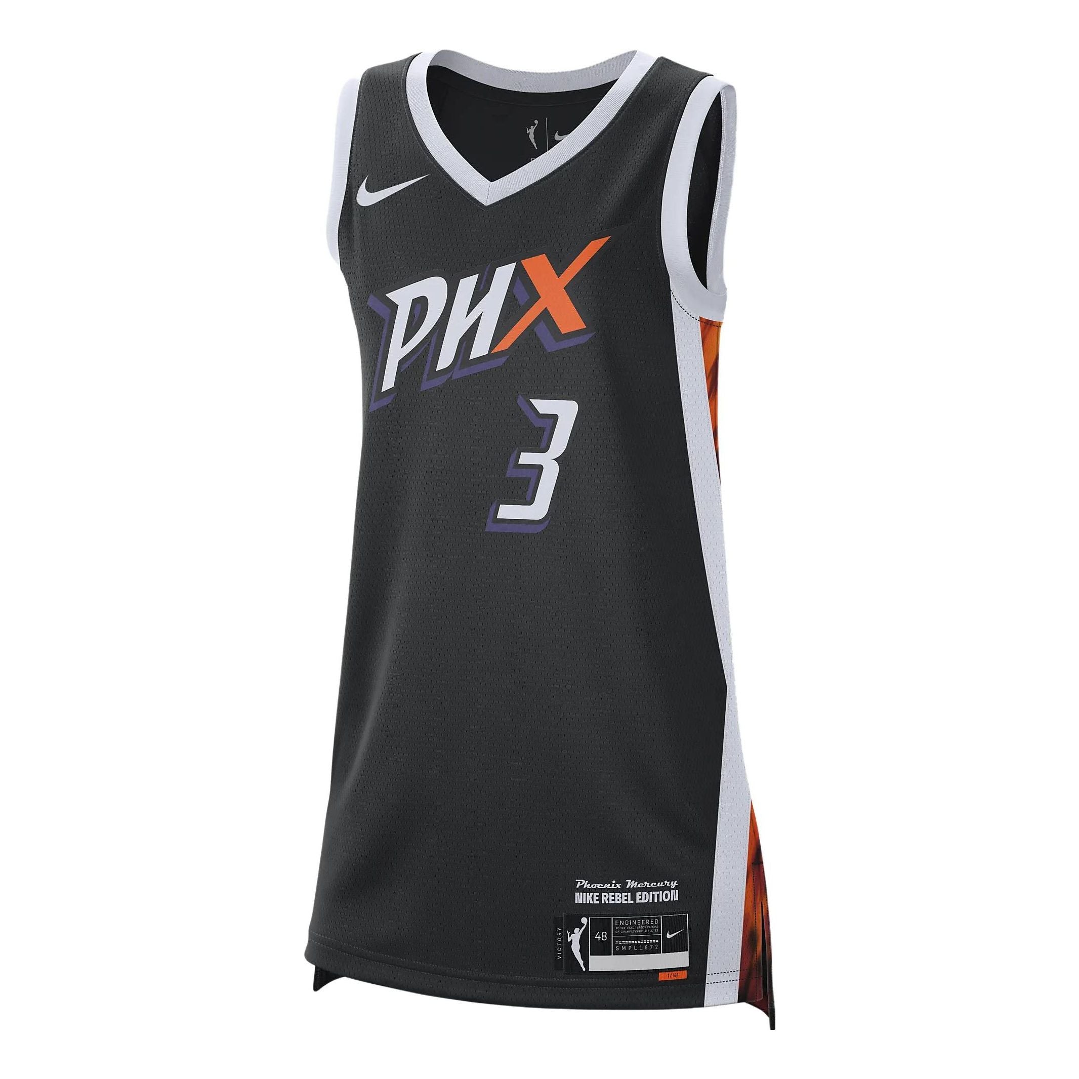 (WMNS) Nike Dri-FIT Diana Taurasi Mercury Rebel Edition WNBA Victory Jersey ‘Black White’ DC9601-010