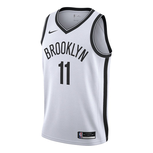Nike NBA SW Fan Edition Brooklyn Nets Kyrie Irving 11 Retro Basketball Jersey White CW2288-110