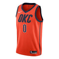 Nike Nba Earned Edition Sw Fans’ Version Of Men’s Orange Jersey BQ1171-891