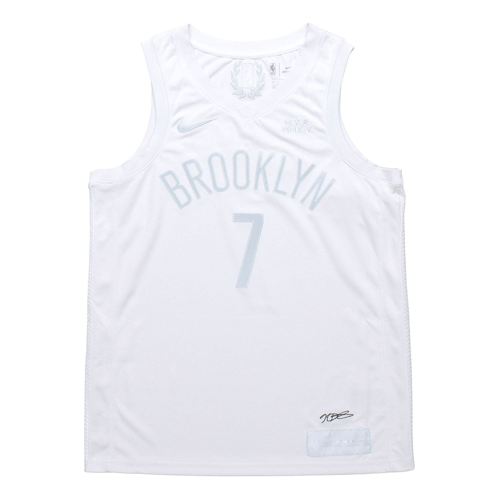 Nike Men Basketball NBA Jersey Kevin Durant 20 Swingmen Jersey Basket Pria White CW7449-100